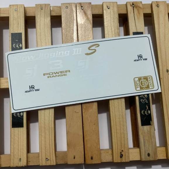 water slide decal rebuild joran slow jigging 3 S x tokayo