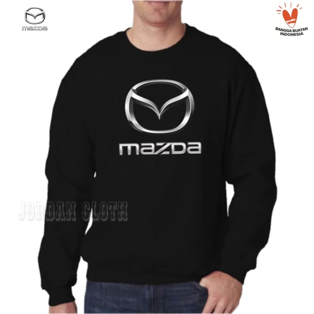 Sweater Jaket Hoodie Emblem Mazda