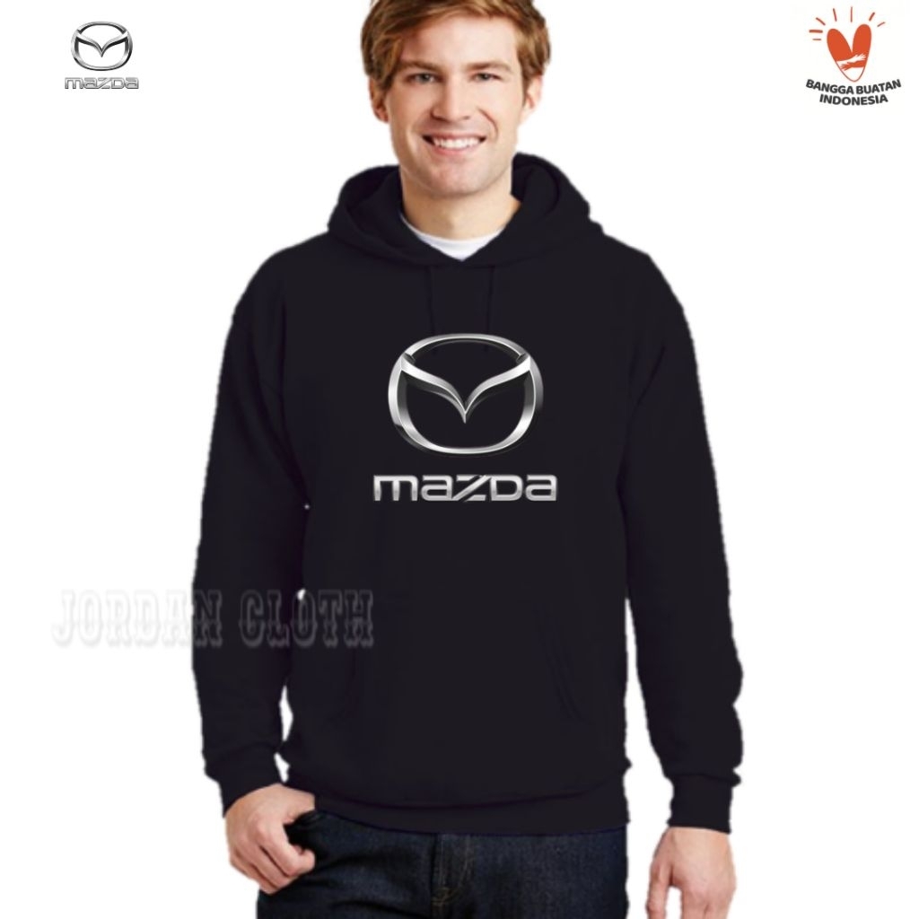 Hoodie Jaket Sweater Emblem Mazda