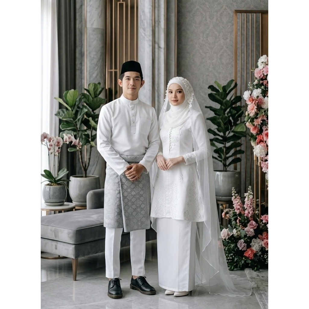 gaun pengantin malaysia melayu gaun akad gaun walimah wedding dress