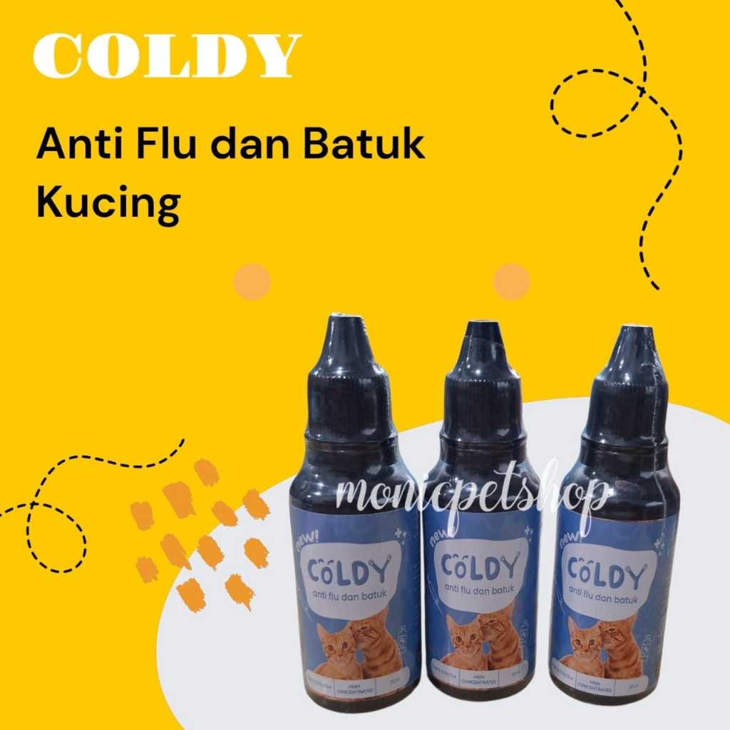 COLDY CAT DROP - OBAT ANTI FLU DAN BATUK KUCING