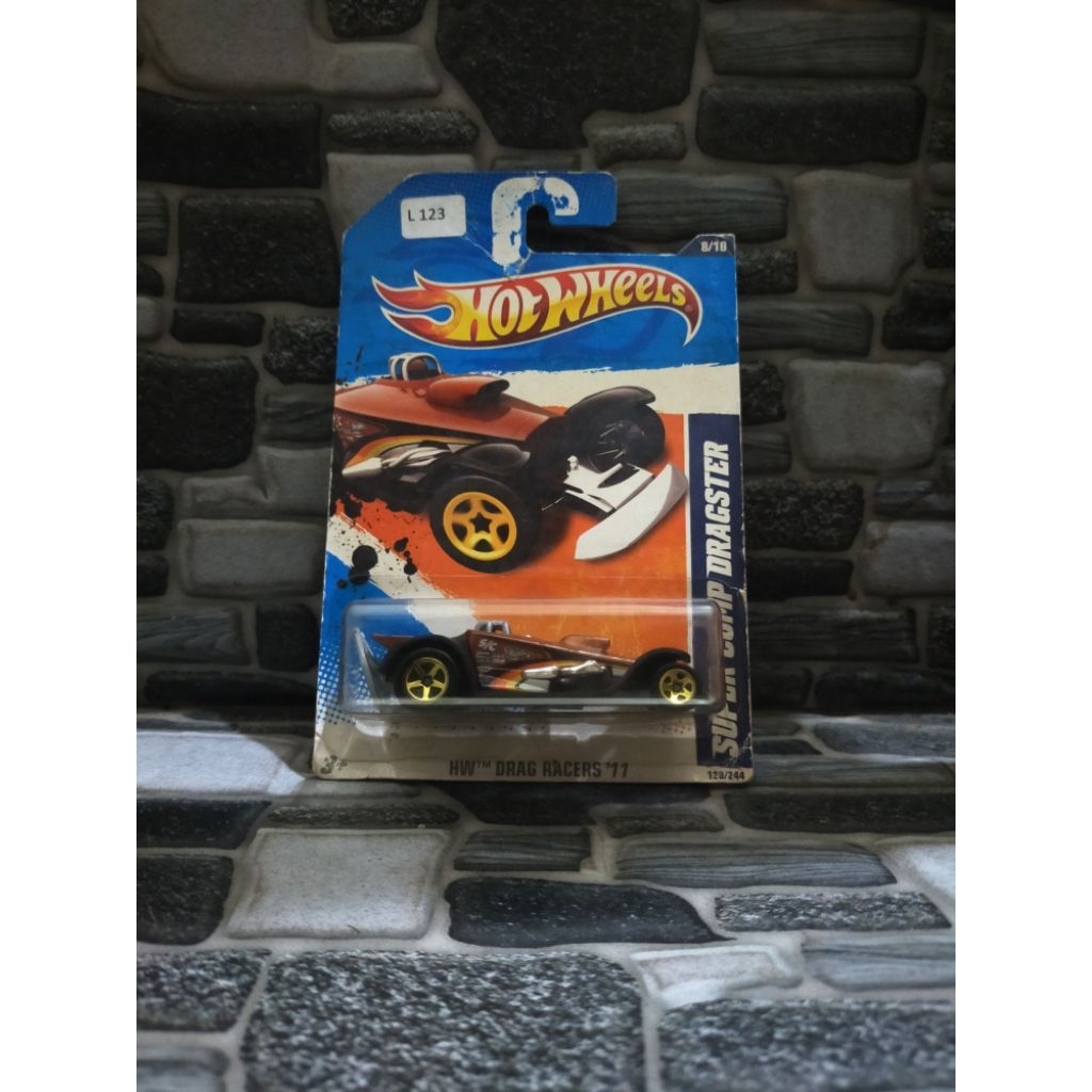 Hot Wheels Super Comp Dragster HW Drag Racers 11 - Reguler Card