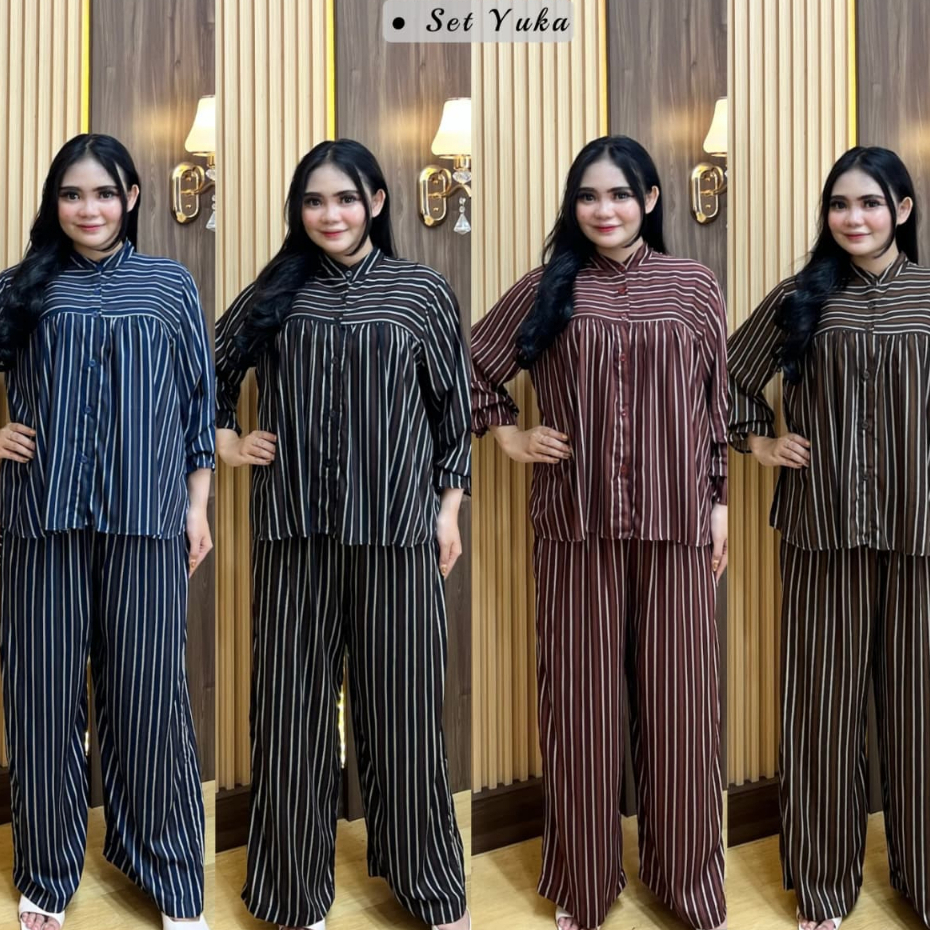 ￼BAJU ONE WAN ON SET SETELAN SETCEL TIE DYE 1 SATU KEMEJA BAHAN KATUN RAYON PREMIUM MODEL MOTIF SALU