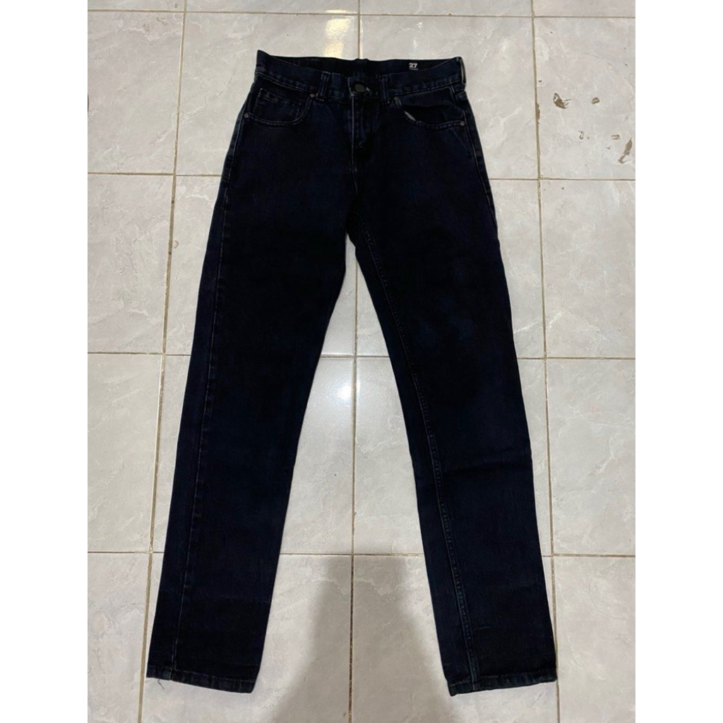 [Prelove / Second Hand] TRIPL3 | Celana Jeans Black Size XS