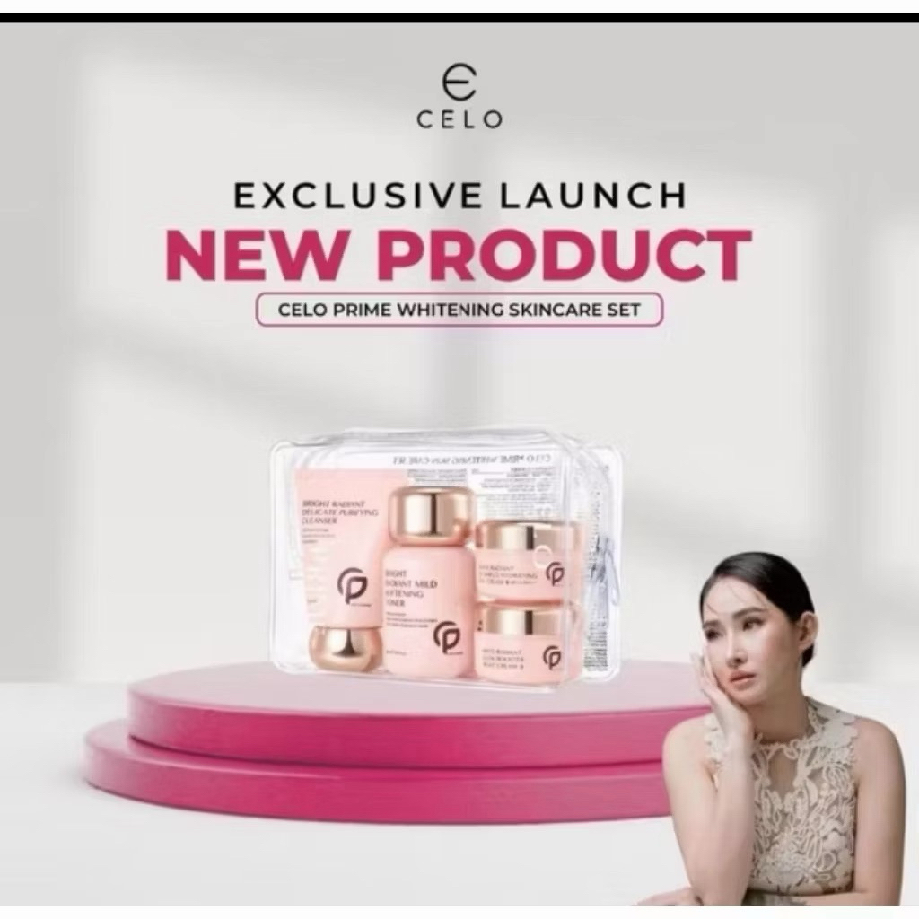 READY STOK  CELO BEAUTE Celo Prime Whitening Skincare set