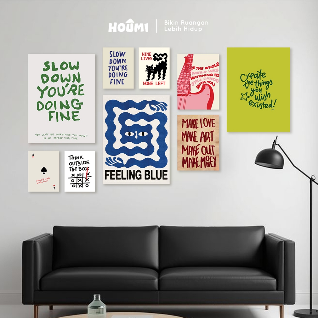 Hiasan Dinding MDF Aesthetic Walldecor Pajangan Minimalist Quotes Kata Mutiara Lukisan