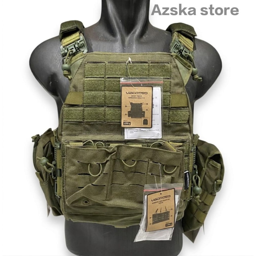 Bodyvest Vigoroso Original jatah TNI | Rompi Vigoroso jatah TNI full set