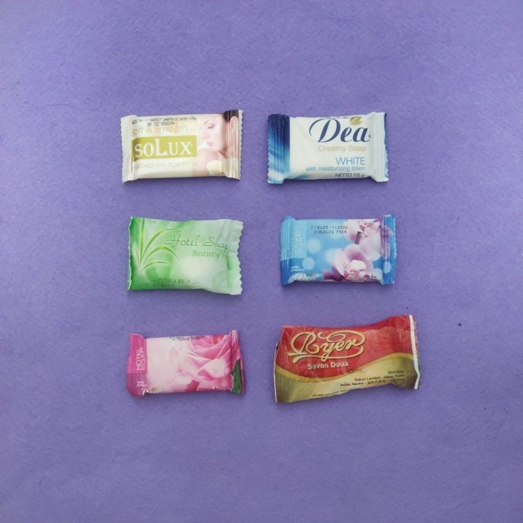 sabun hotel / hotel soap beauty /ryer/dea/solux per dus (500pcs)