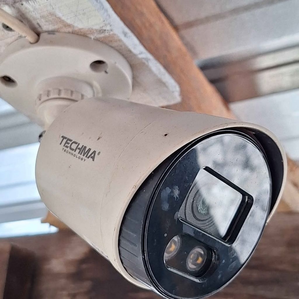 2,8jt CCTV SET TECHMA BEKAS 4CAM 2INDOOR 2OUTDOOR 2MP HD 1080P NIGHTVISION WITH LED DVR HDD 500GB MU