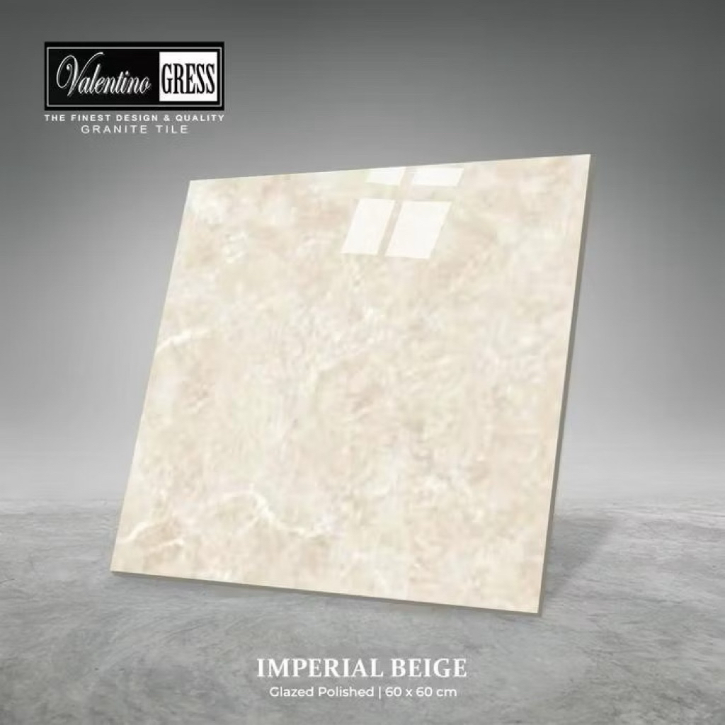Granit 60x60 Valentino Gress Imperial Beige | Glazed Polished
