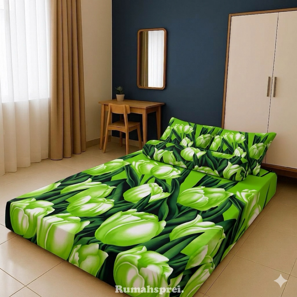 (NEW MOTIF) sorei motif kenbang / sorei motif daun / sprei kasur no 1 / sprei kasur no 2 / sprei hom