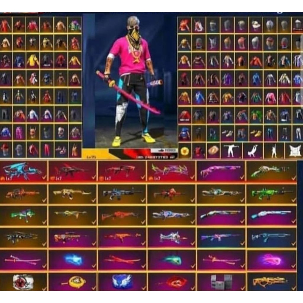 Jual murah aja akun fire free sultan