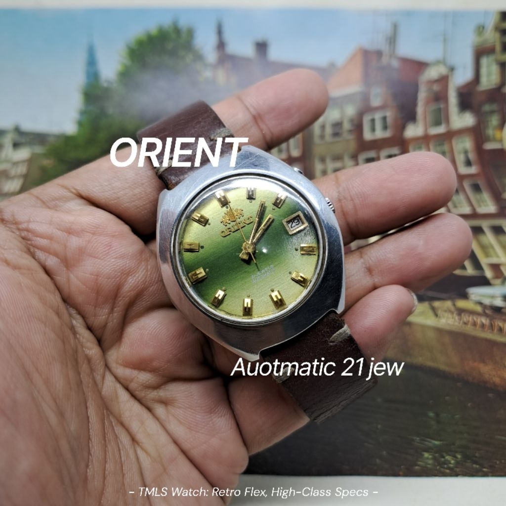 Jam Tangan Orient Automatic 21 jewels Gradient Dial Original Vintage