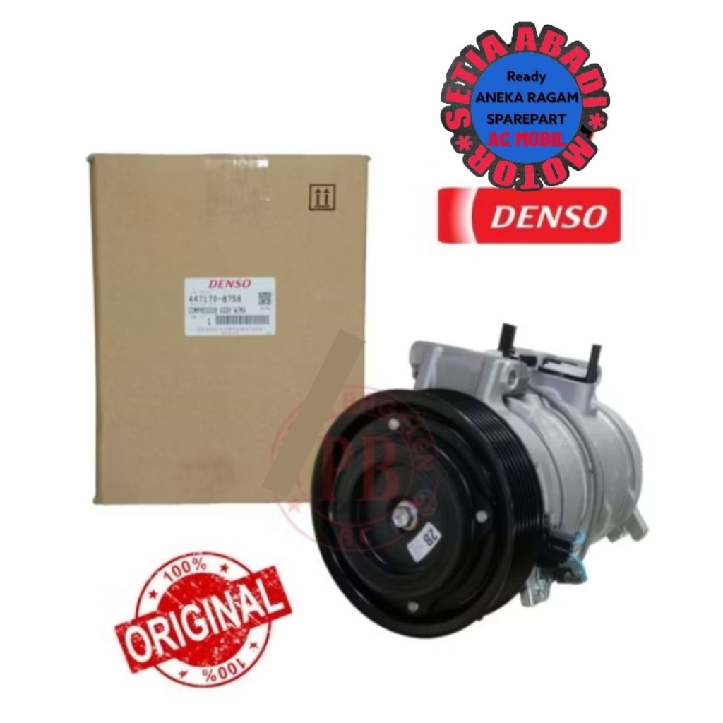 compresor kompresor AC mobil original Denso HONDA STREAM 2000CC dah HONDA CRV GEN 2 GANTI VANBELT NE