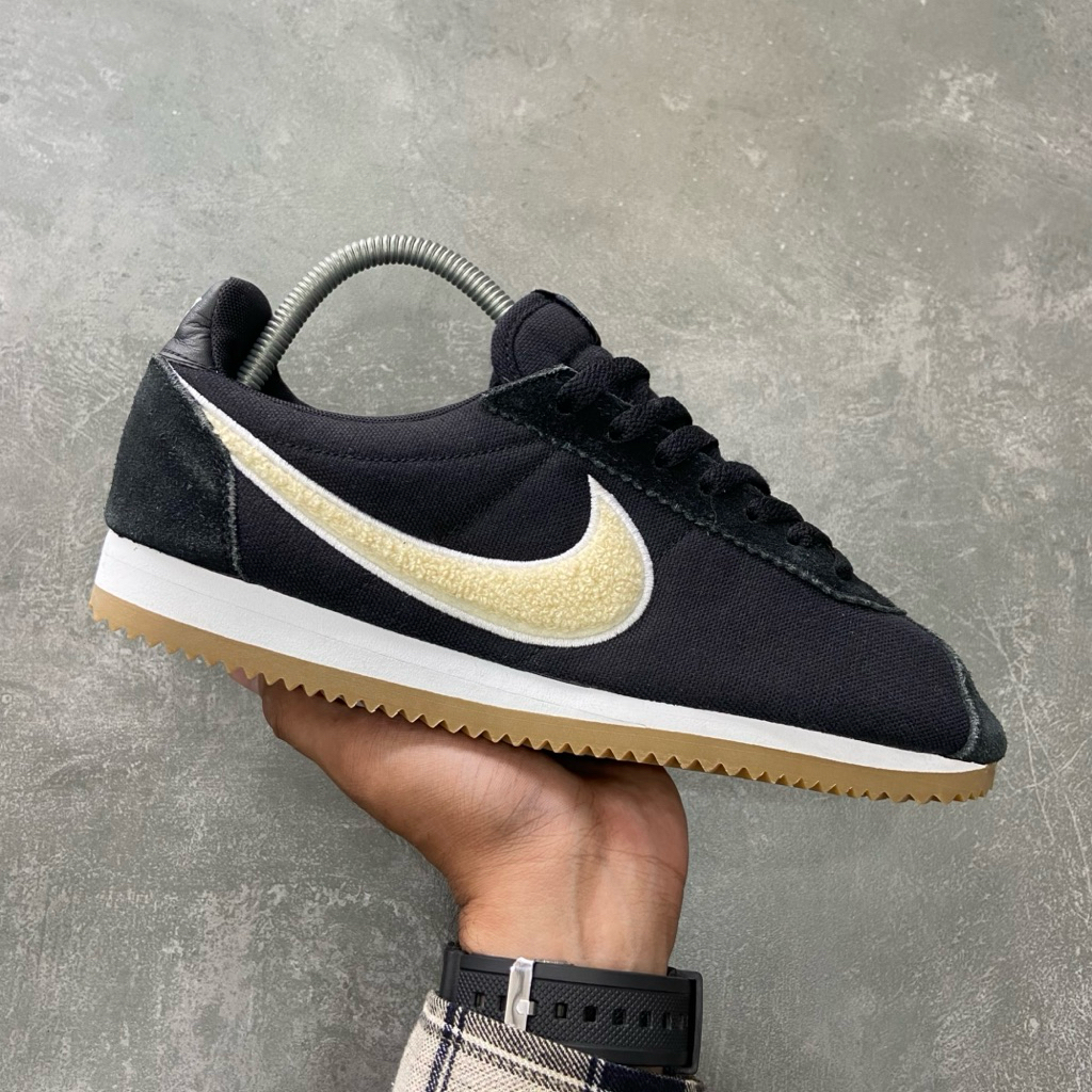 [Size 42] Nike Wmns Classic Cortez PRM ‘Black Light Cream’ 2018 Second Original Kondisi Mulus Nominu