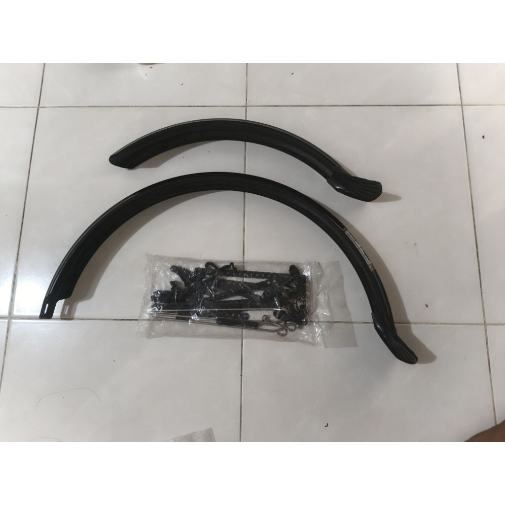 spakbor fender sepeda lipat 20 polygon depan belakang