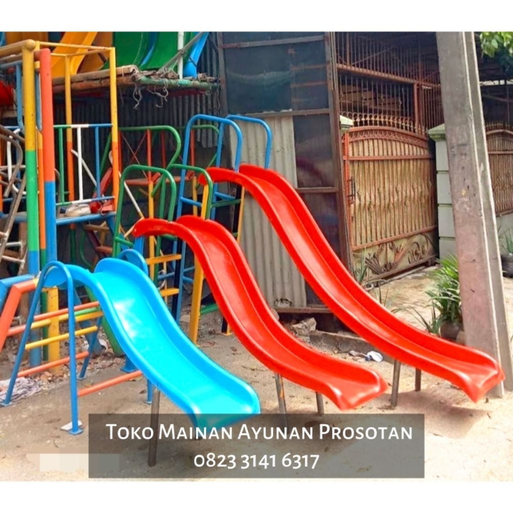 Perosotan - Prosotan - Perosotan Besi Outdoor - Prosotan Besi Outdoor - Perosotan Anak Tk Paud - Pro