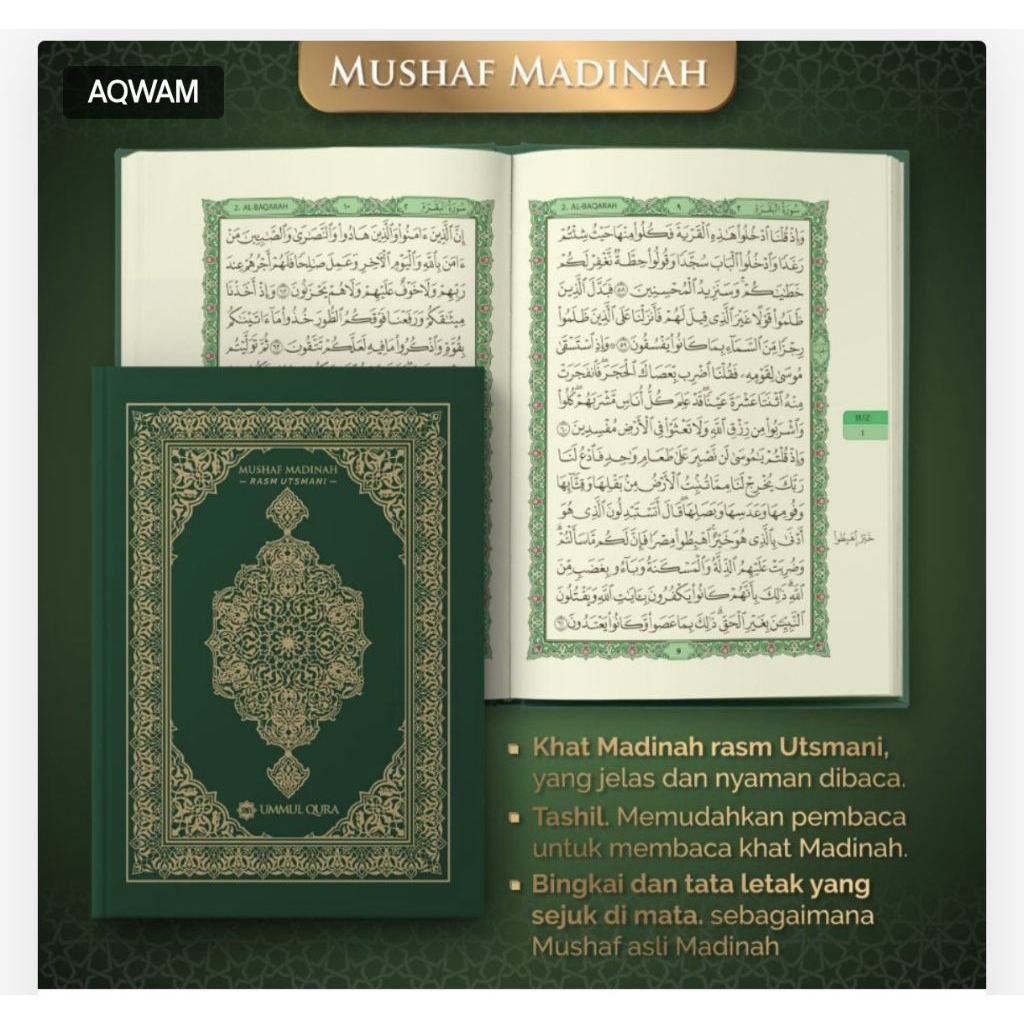 Al quran Madinah MUSHAF Al Quran denga Khat Standar Madinah