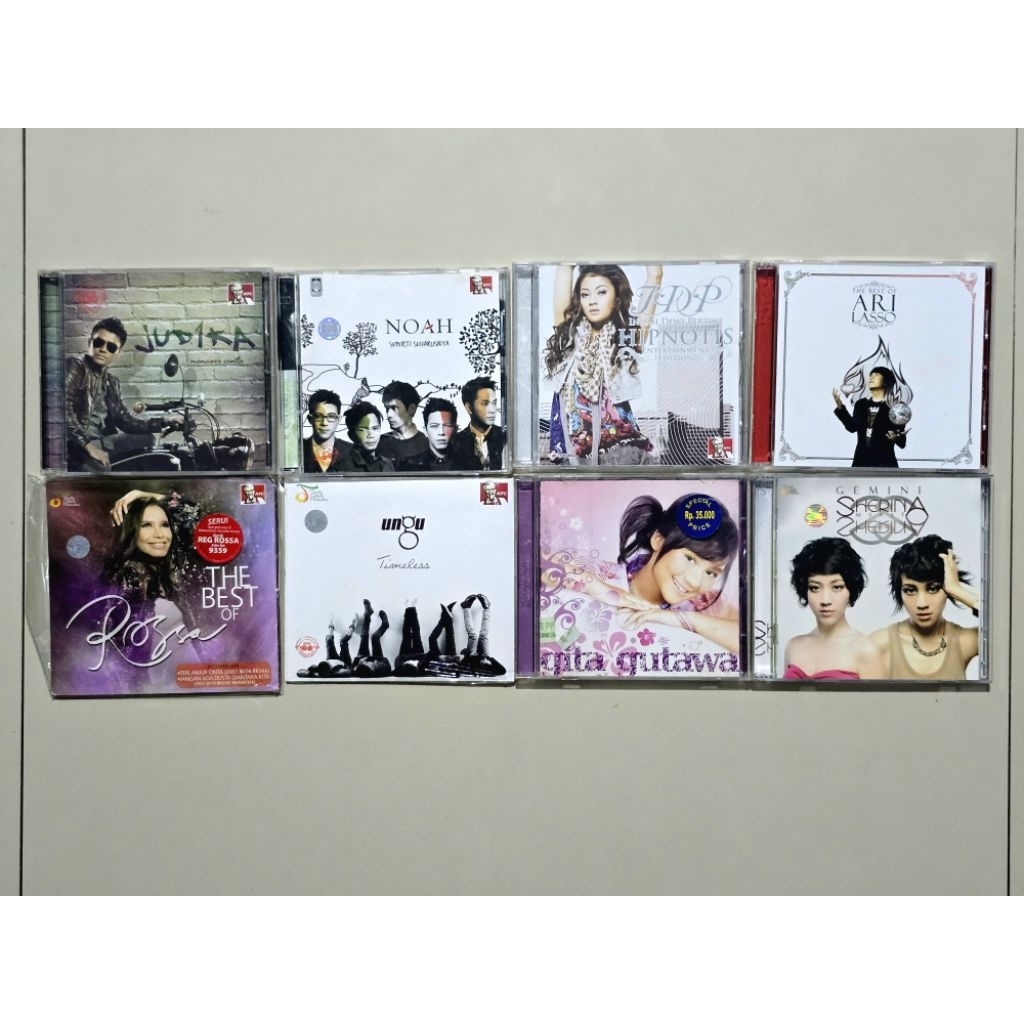 CD KFC + Album Musik Artis Pop Indonesia (Judika Mencari Cinta, Noah Seperti Seharusnya, Indah Dewi 