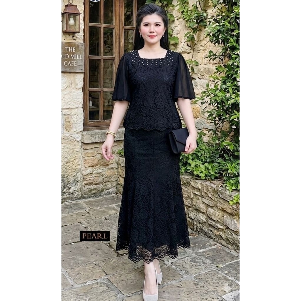 Setrok brukat premium Pecah 8, setrok kebaya wanita, setelan rok gereja 500gram