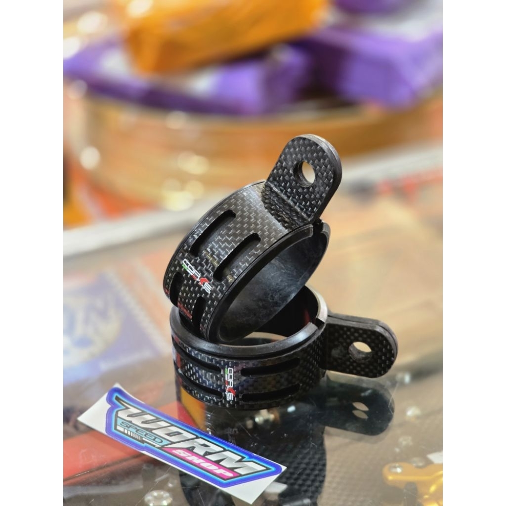 |SINGLE| CORSE PROJECT KLEMAN KNALPOT 2 TAK NINJA RXKING KARBON ORIGINAL