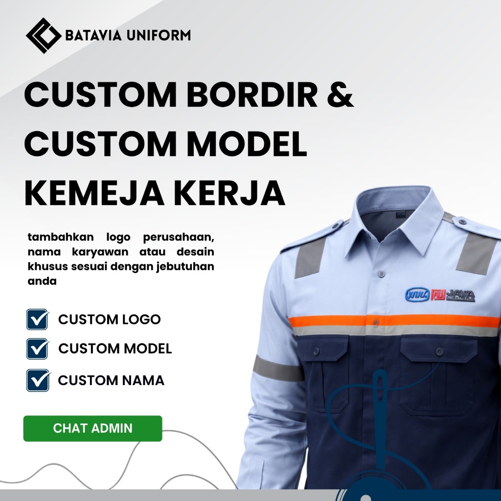 PO Custom Kemeja Seragam Kerja by Batavia Uniform