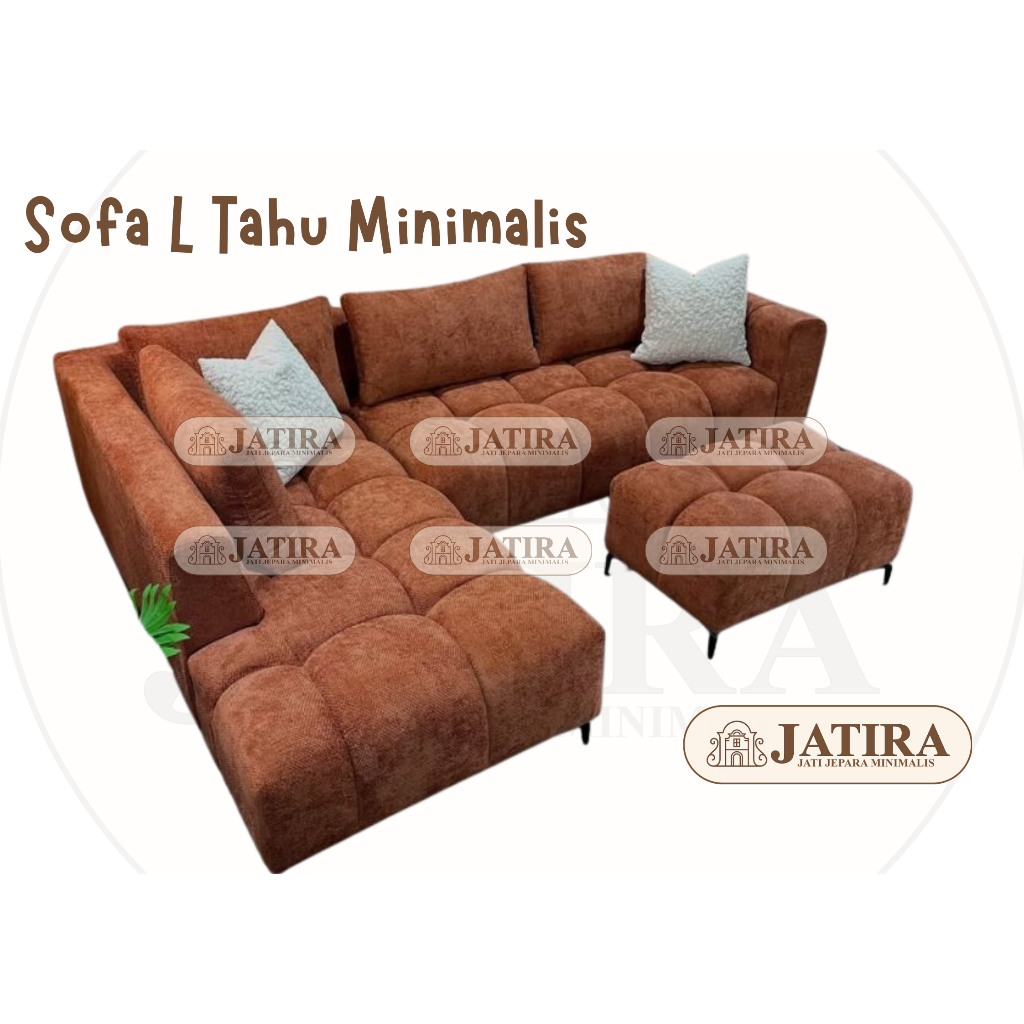 Sofa L Tahu Minimalis | Sofa L Minimalis Mewah Murah Palembang