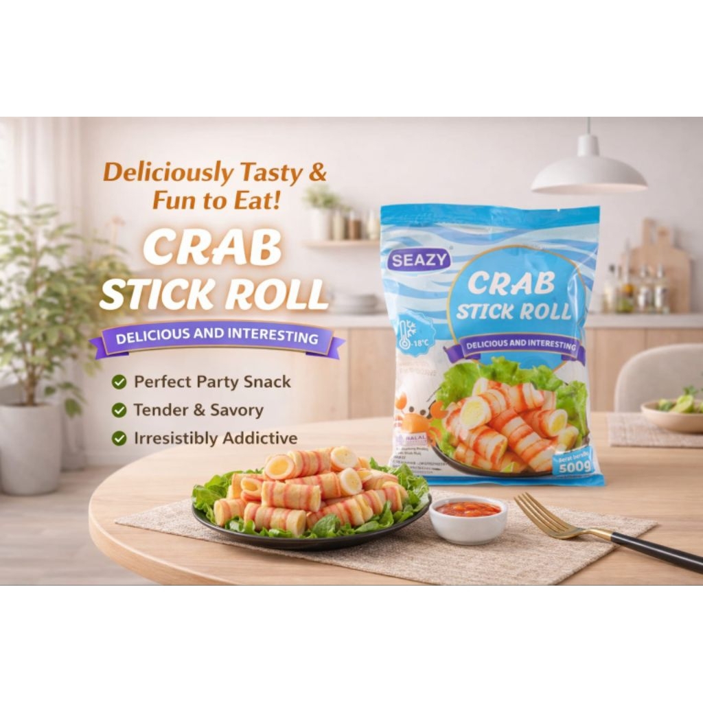 Seazy Crab Stick Roll 500 Gr