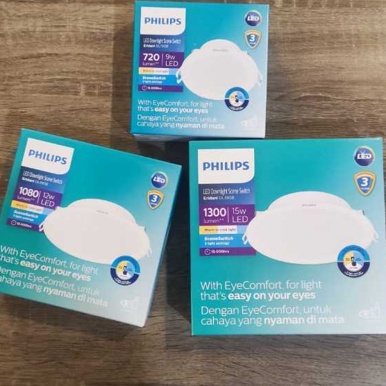 LAMPU DOWNLIGHT ERIDANI SSW PHILIPS SCENE SWITCH BISA GANTI 3WARNA