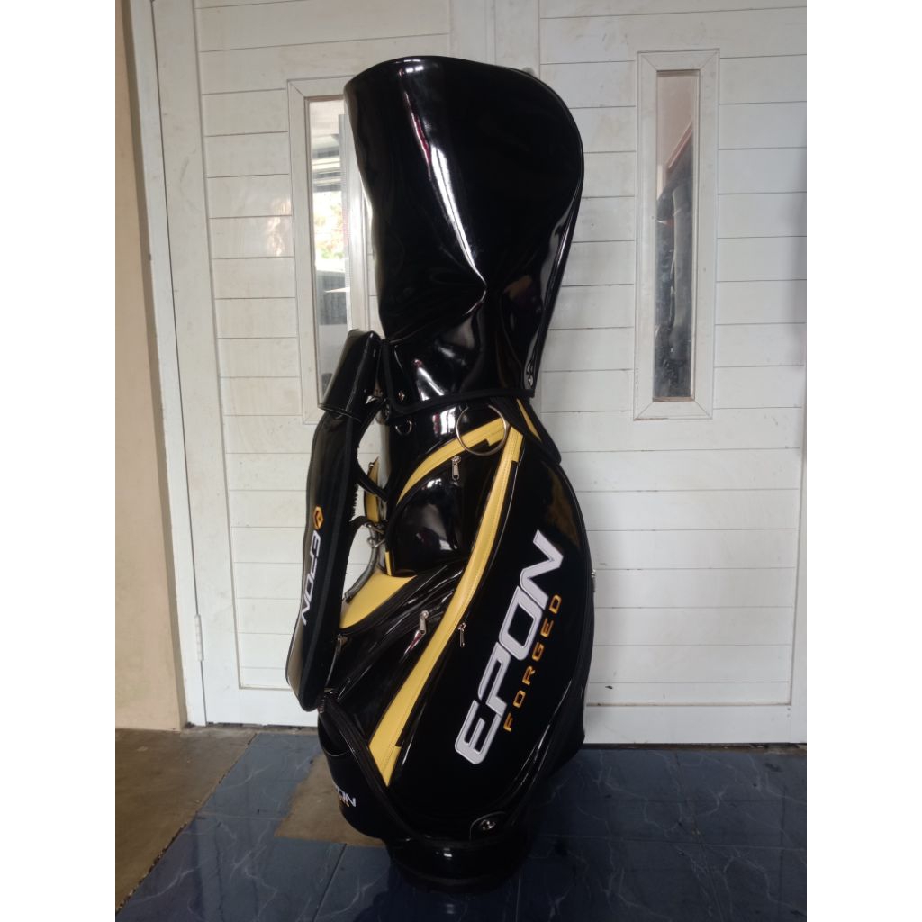 tas golf Epon glossy hitam premium