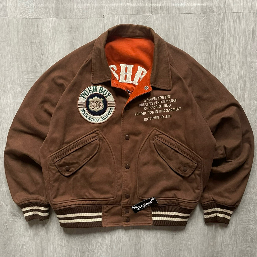 Poshboy 60's Vintage Repro Casual Reversible Jacket