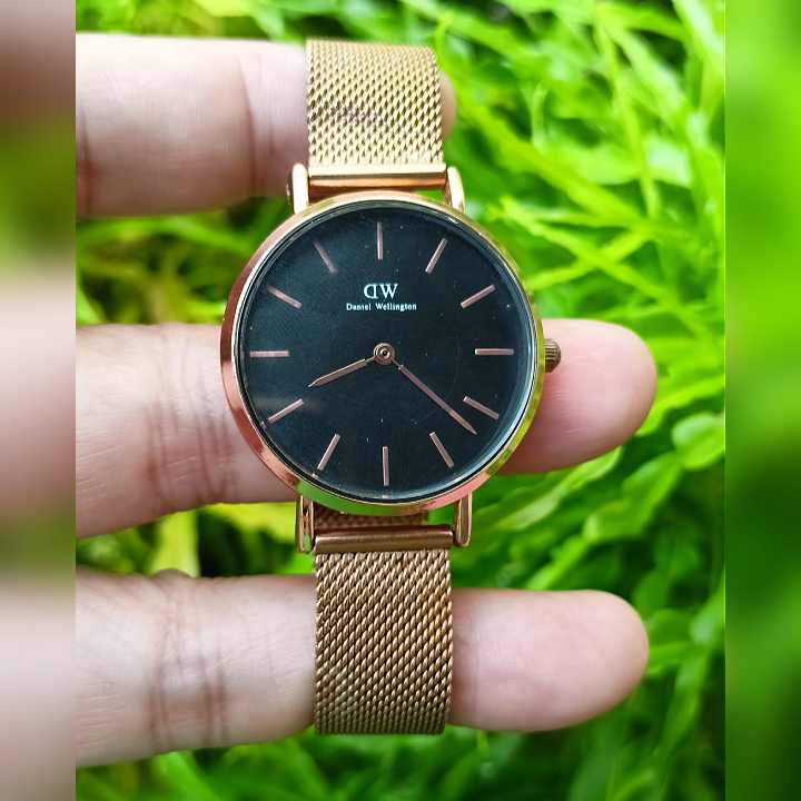 DANIEL WELLINGTON Classic Watch B32R1 Black Gold Second | Jam Tangan Wanita Preloved