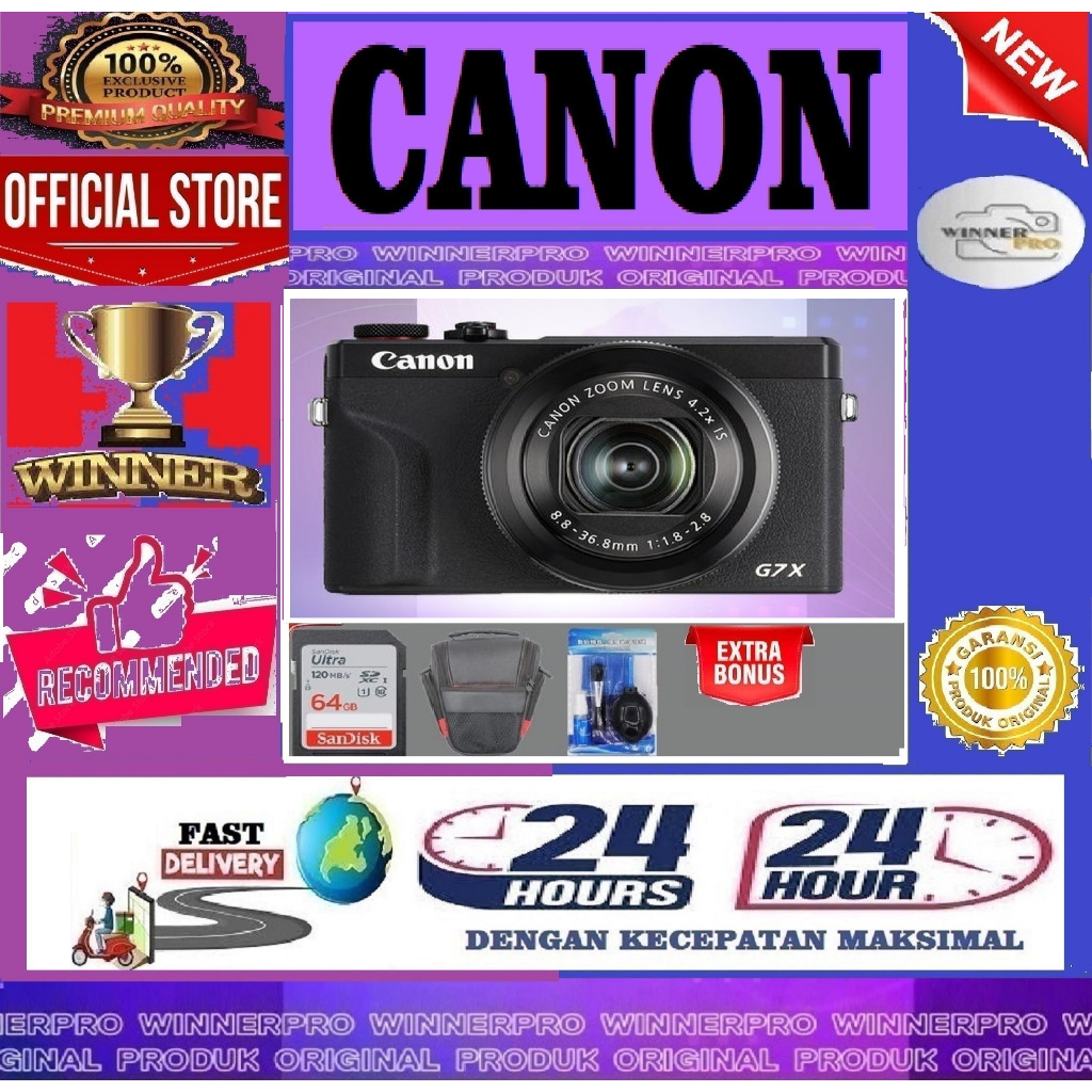 CANON POWERSHOT G7X MARK III - KAMERA CANON G7X MARK III