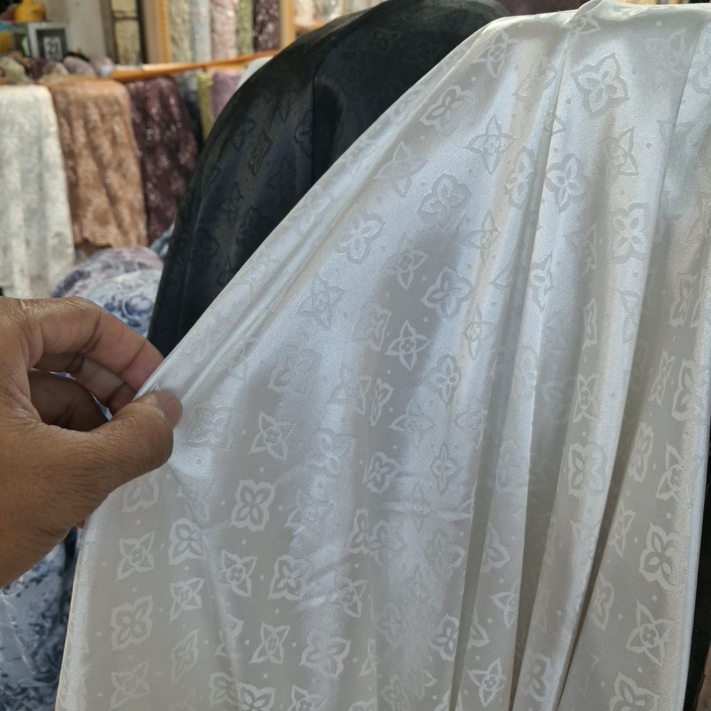 ( COD) Bahan Kain Jaguar Silk Motif // Jaguar Silk Premium Original