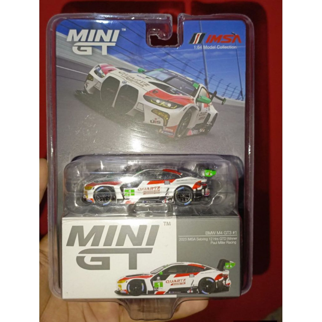 MINI GT BMW M4 GT3 #1 2023 IMSA SEBRING WINNER