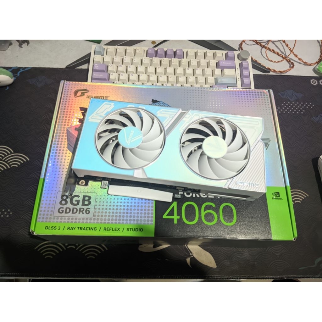 vga colorful igame rtx 4060 8gb second fullset