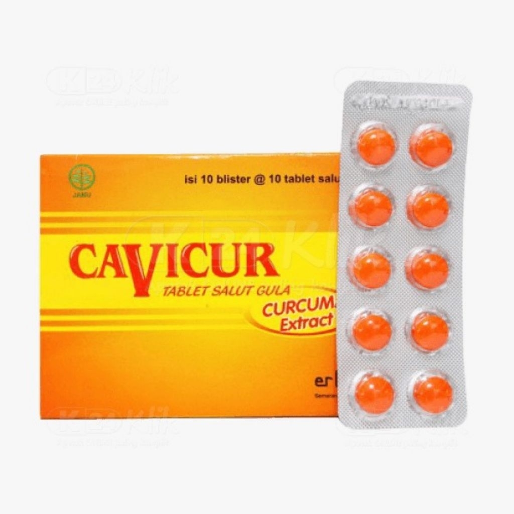 Erela CAVICUR Curcuma FCT - Membantu Nafsu Makan, Menjaga Imunitas, Antioksidan