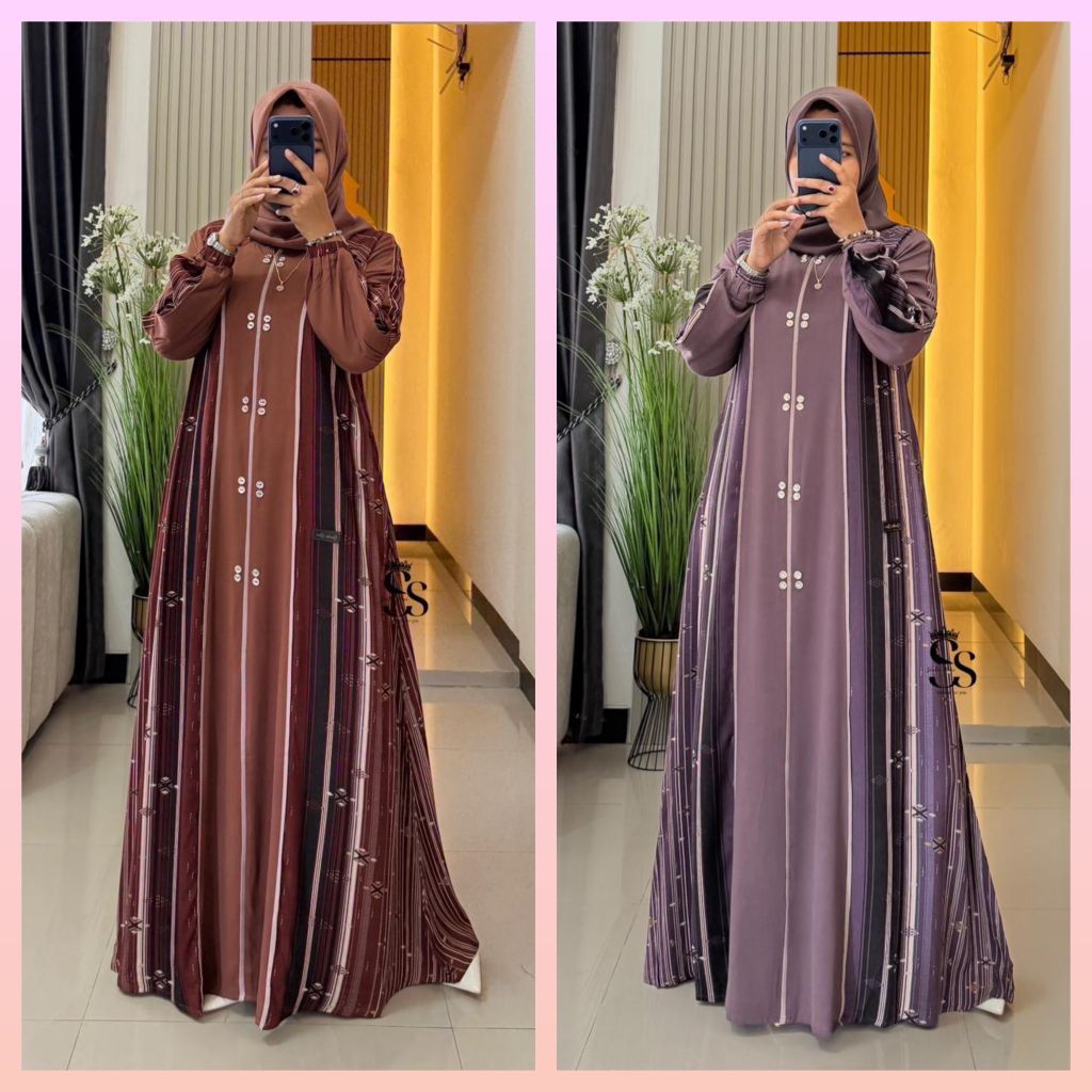 Gamis Saulin Rayon Twill Uniqlo Best Seller