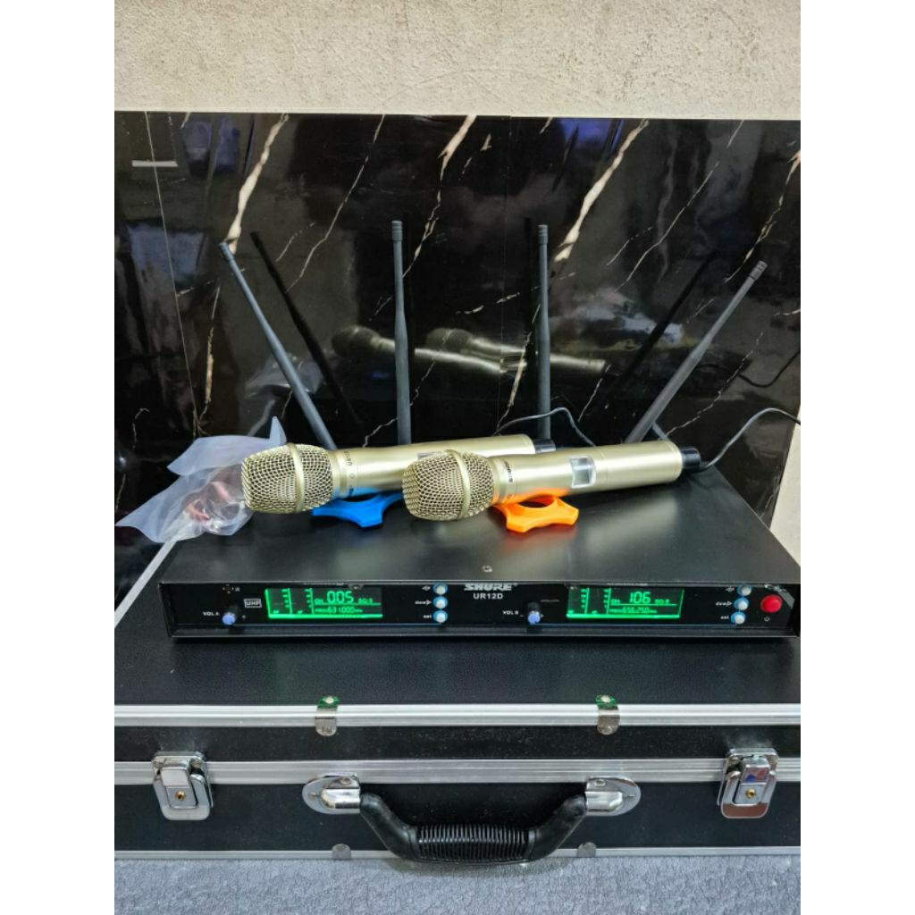 Murah Mic Wireless UR 12D + Hardcase UR12D( Multi Channel )