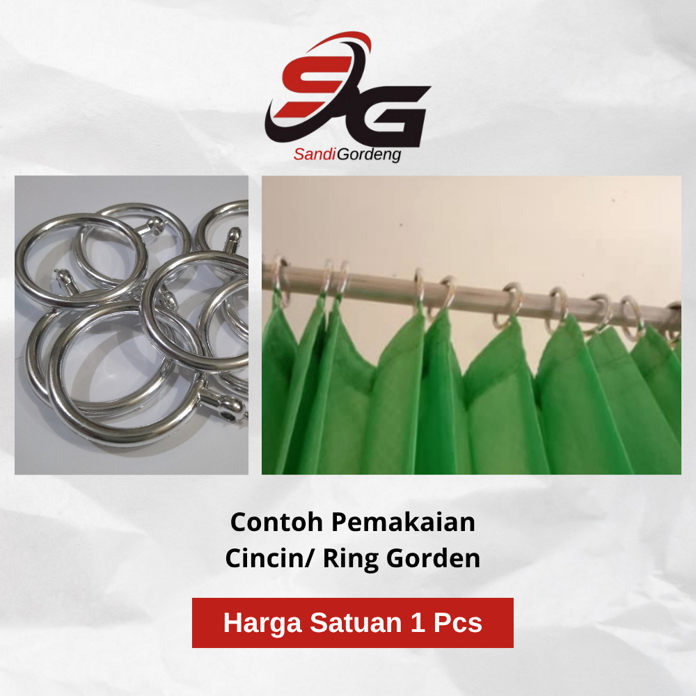 RING/CINCIN GORDEN BULAT RING GELANG REL GORDEN RING MURAH