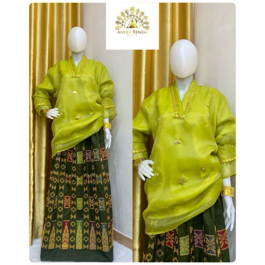 baju bodo adat Bugis,baju organza