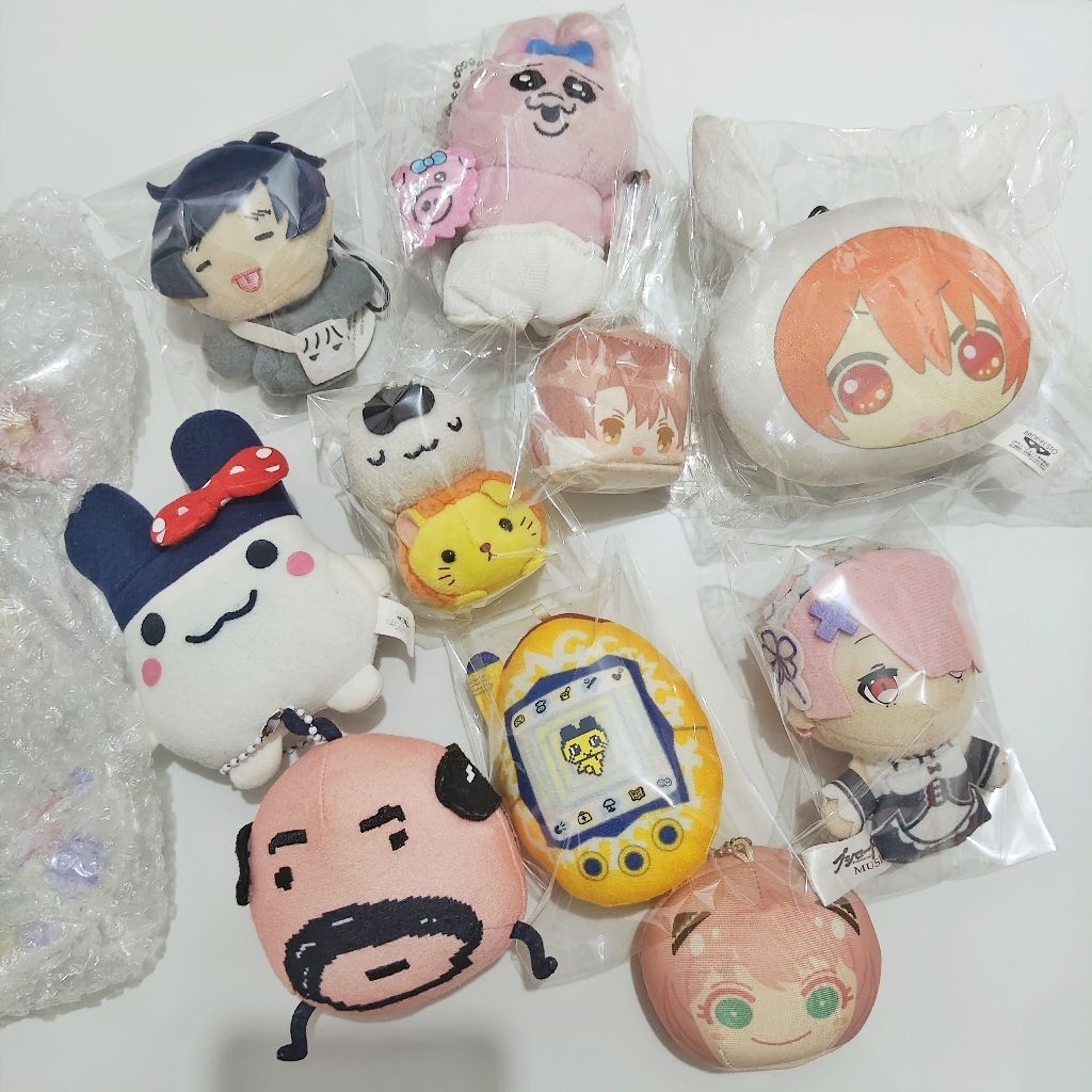 RANDOM plush | ANIME tamagochi blind box trinket id7 soraru ram rezero idolish opanchu Anya spy x fa
