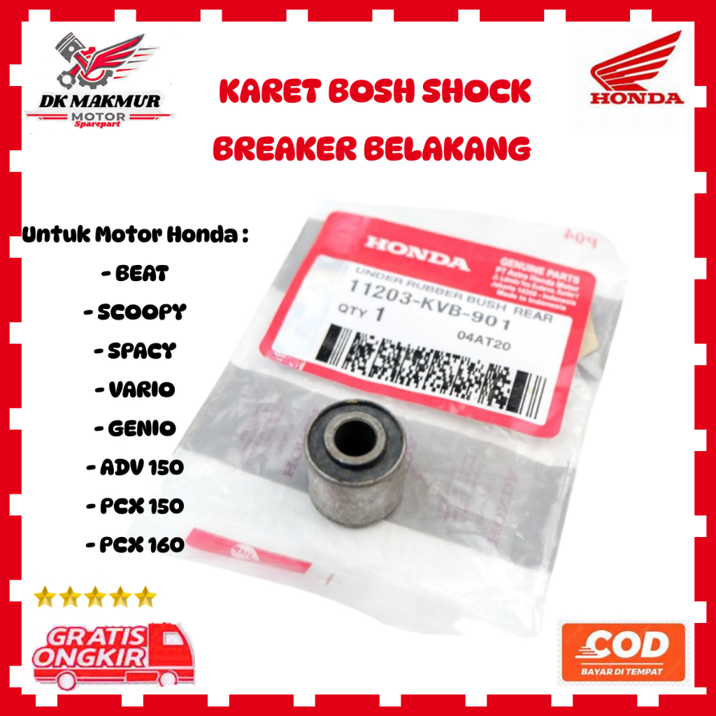 karet shockbreaker belakang - karet bosh shock belakang -  Bosh Shock Breaker Belakang Honda Beat / 