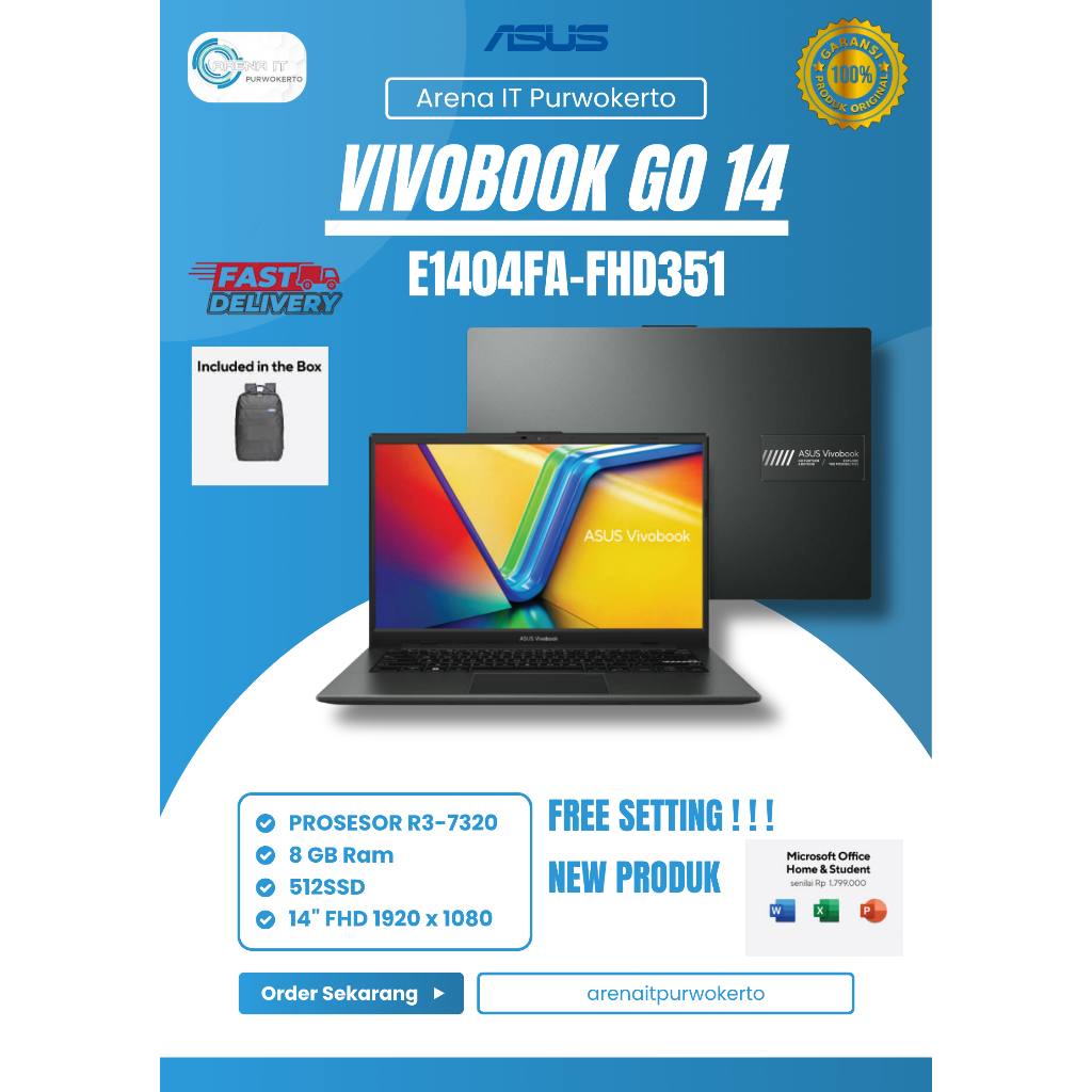 LAPTOP ASUS E1404FA-FHD351