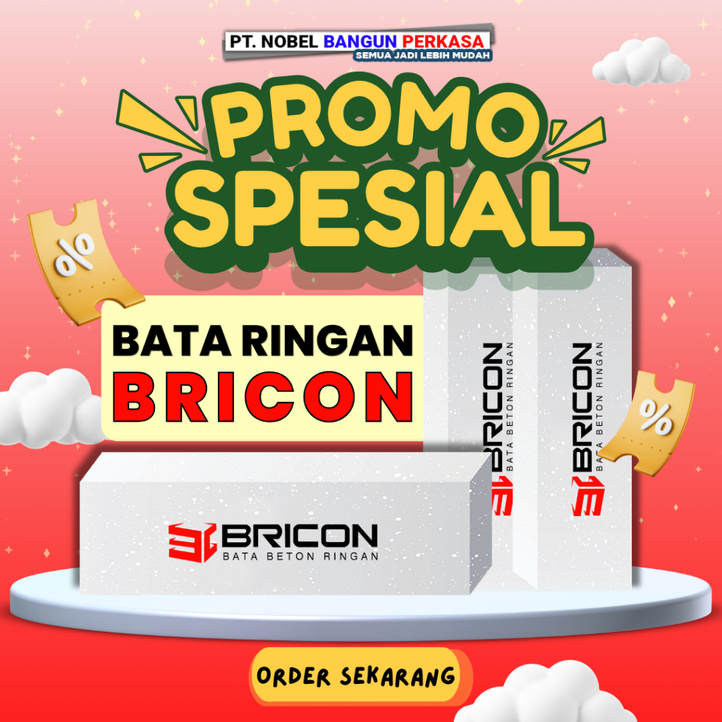Bata Ringan Bricon Jogja - Hebel Bricon Murah Area Yogyakarta Sleman Bantul