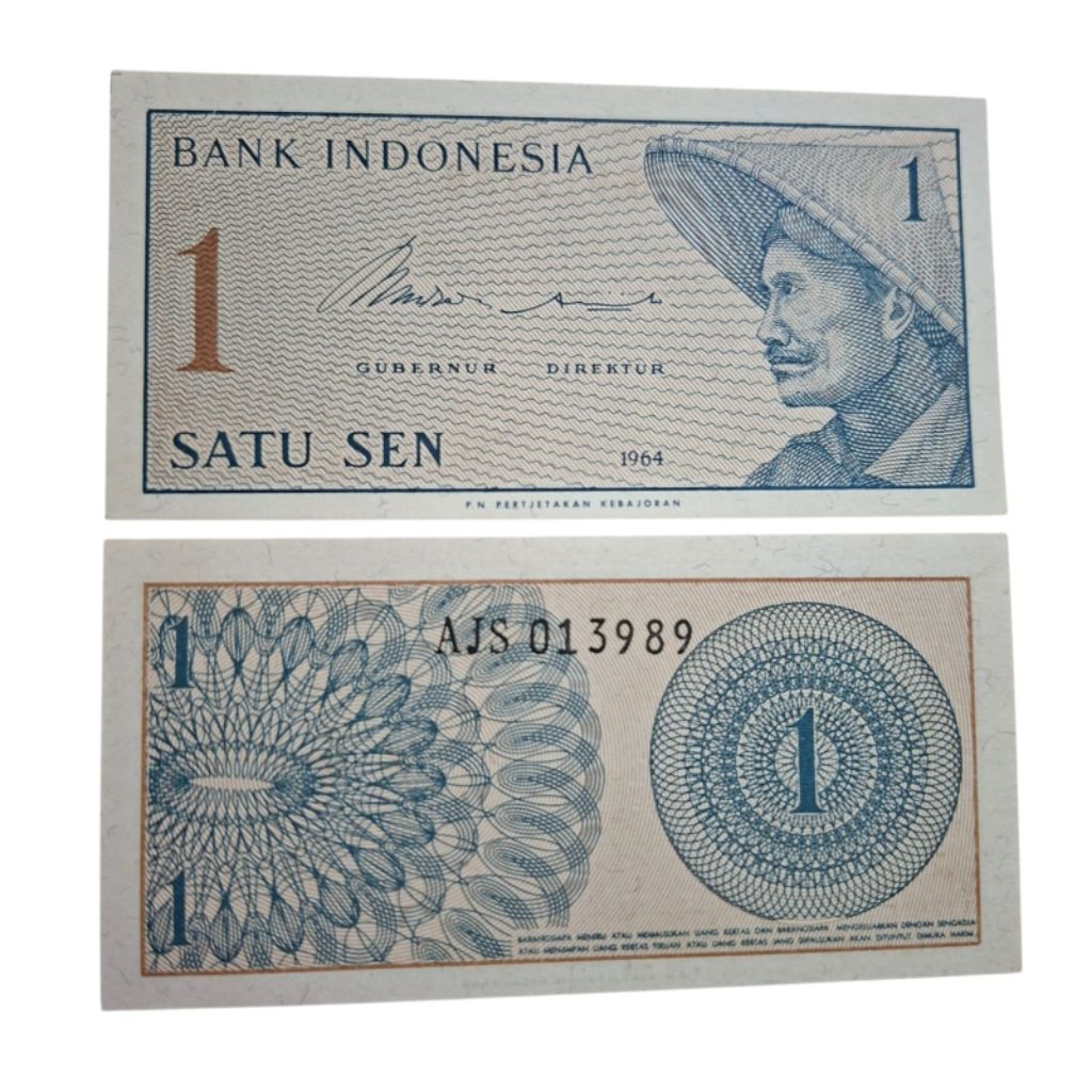 1 sen dwikora 1964