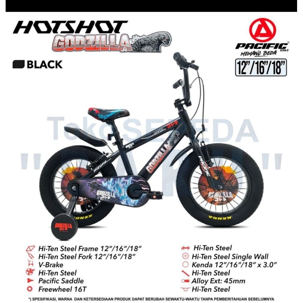 Sepeda Anak BMX Pacific Minions 18inch