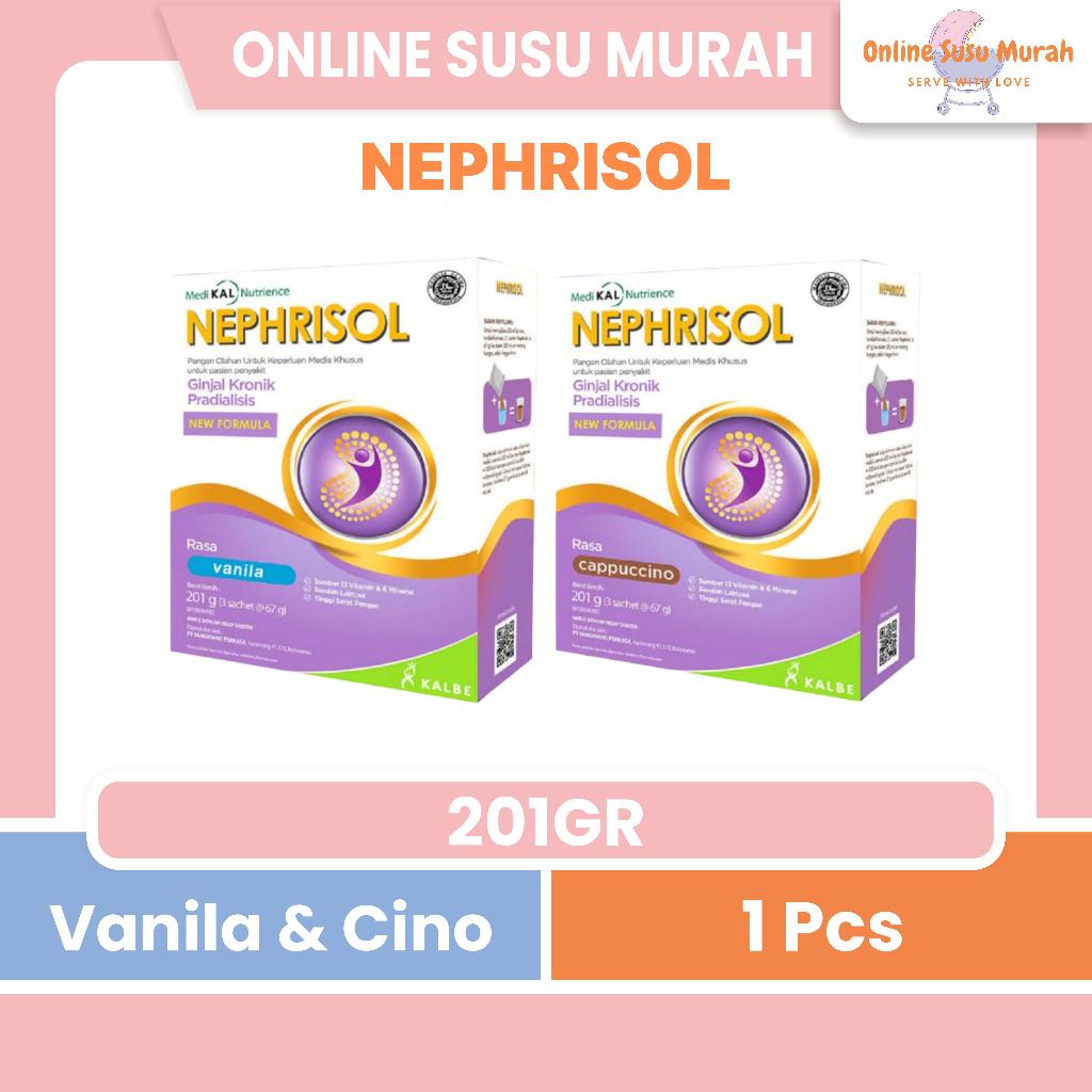 NEPHRISOL VANILA CAPPUCINO 201 GR CAPUCINO 201GR SUSU DEWASA SSKD