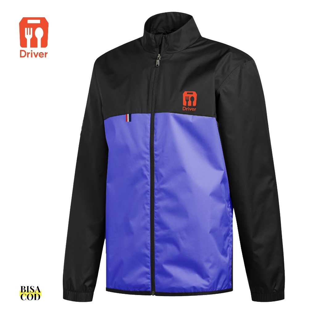 jaket outdoor/jaket gofood/jaket vest pria/jaket motor food/jaket bahan taslan /tebal anti air dingi