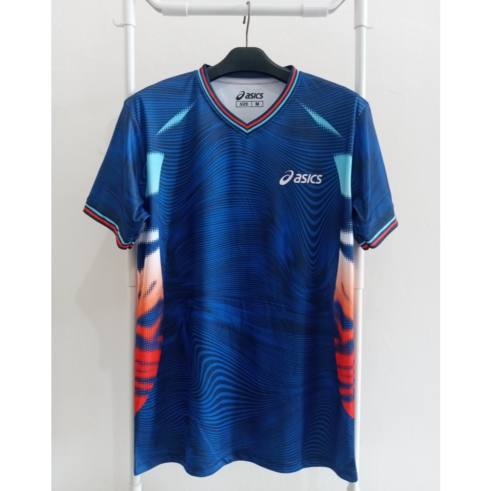 Kaos Voli Badminton Men Asics/Jersey Voli Badminton Men Asics/Celana Voli Badminton Men Asics/Setela